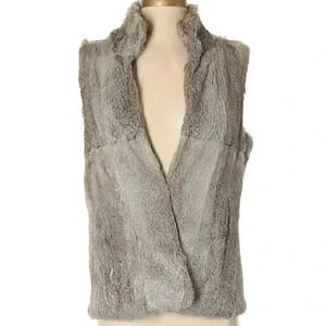 MICHAEL Michael Kors Fur Vest with Satin Lining and Pockets